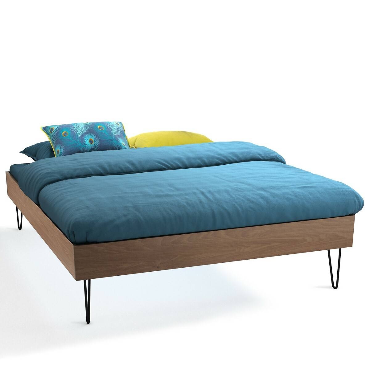 Кровать в винтажном стиле watford laredoute коричневый 164x44x204 photo 3