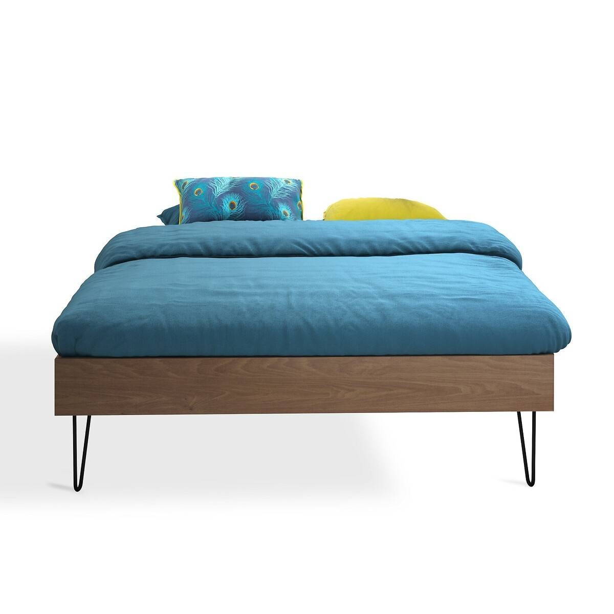 Кровать в винтажном стиле watford laredoute коричневый 164x44x204 photo 4