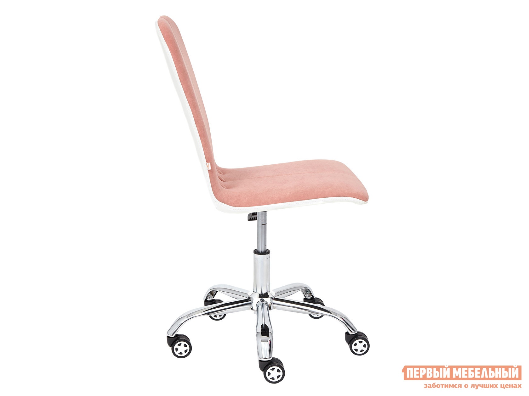 Офисное кресло офисное кресло rio розовый, флок белый, кожзам photo 3