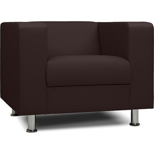 Кресло офисный шарм-дизайн бит коричневый