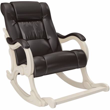 Кресло-качалка модель 77 комфорт черный 67x98x135 фото
