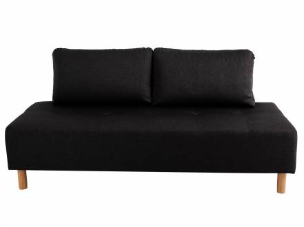 Прямой диван свельд черный фото