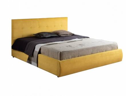 Кровать селеста п м ткань желтый 160