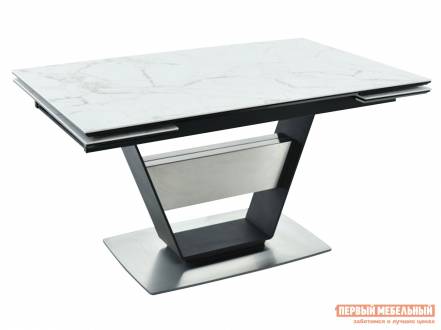 Кухонный стол мальта calacata vagli черный, металл фото