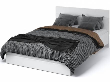 Кровать с подъемным механизмом йорк империал белый 168x91x206 см. фото