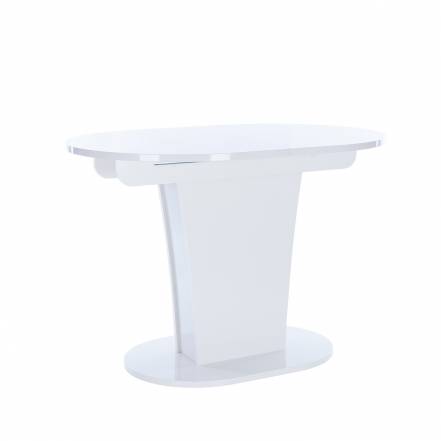 Стол раздвижной флер leset белый 110x75x80 см. фото