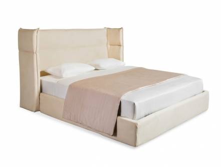 Кровать с решеткой bonita selection mod interiors бежевый 200x130x222 см. фото