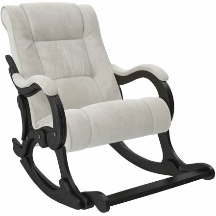 Кресло-качалка verona 77 комфорт серый 67x135x98 см. фото