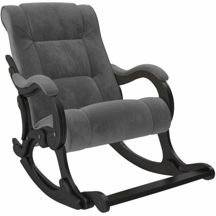 Кресло-качалка verona 77 комфорт серый 67x135x98 см. фото