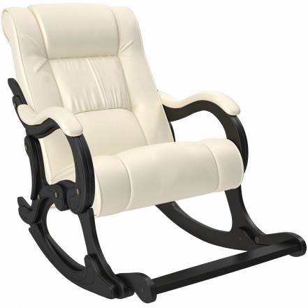 Кресло-качалка dundi 77 комфорт бежевый 67x135x98 см. фото