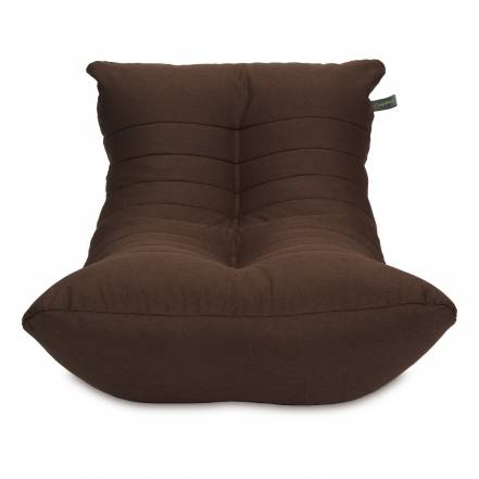 Кресло-мешок кокон коричневый 70x120 пуффбери коричневый 70x85x120 см.