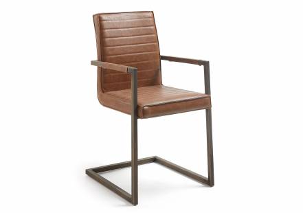 Кресло type la forma коричневый 52x89x55 см. фото