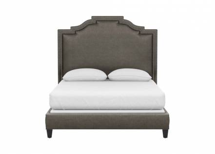 Кровать quinn mod collection idealbeds серый 170x160x212 см. фото