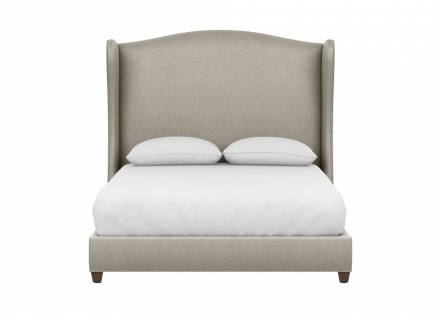 Кровать kayla idealbeds серый 224x160x212 см. фото