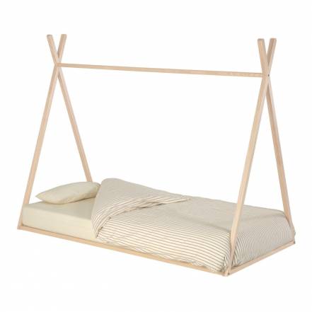 Детская кроватка maralis из ясеня в виде вигвама 90 x 190 см la forma бежевый 197x154 см.