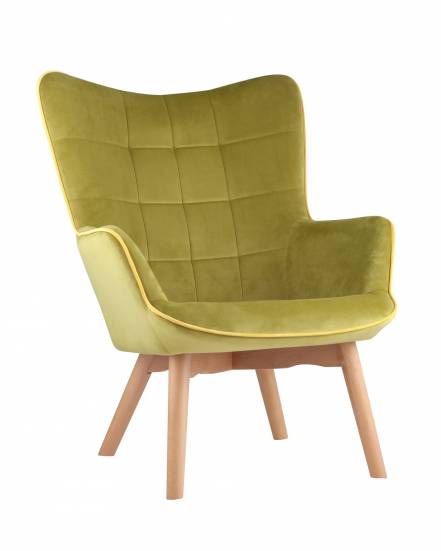 Кресло манго stoolgroup зеленый 71x92x78 фото