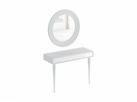 Туалетный столик с зеркалом cloud ogogo белый 115x214x43 см. фото