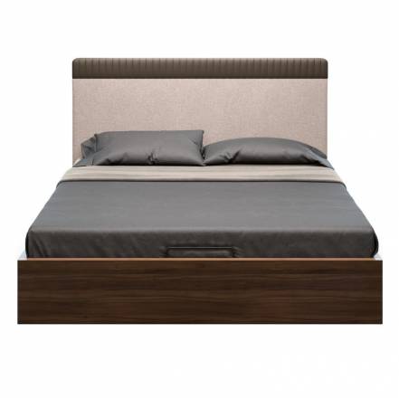 Кровать с подъемным механизмом menorca mod interiors коричневый 172x105x213 см. фото