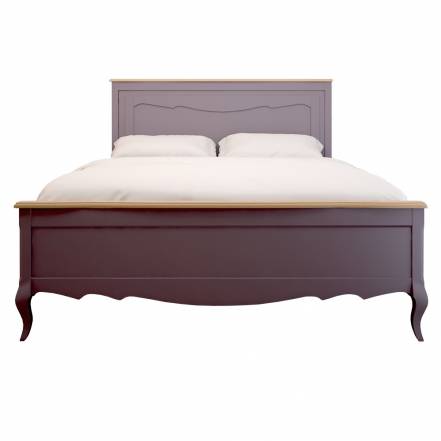 Двуспальная кровать leontina lavanda etg-home фиолетовый 180.0x120.0x200.0 см. фото