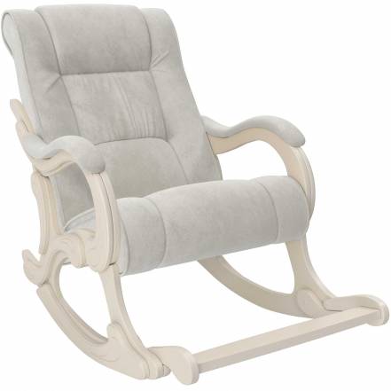 Кресло-качалка mango комфорт серый 69x96x138 см. фото