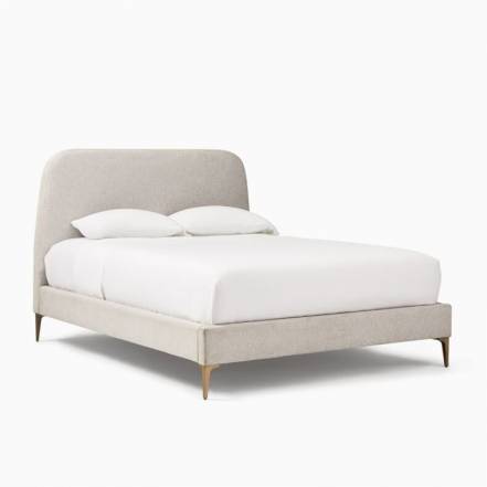 Кровать camilla idealbeds серый 150x117x208 см. фото