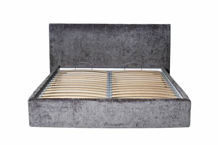 Кровать modena garda decor серый 215x111x218 см.