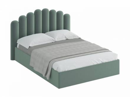 Кровать queen sharlotta ogogo зеленый 180x122x217 см. фото
