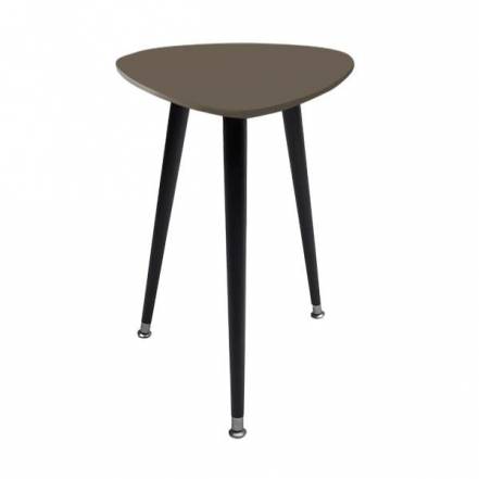 Приставной столик капля woodi коричневый 43x58x50 см. фото