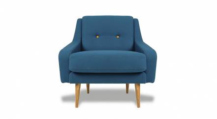 Кресло одри vysotkahome синий 85x85x85 см.