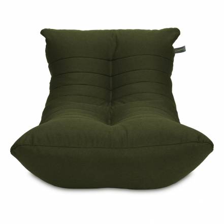 Кресло-мешок кокон хвойный 70x120 пуффбери зеленый 70x85x120 см.
