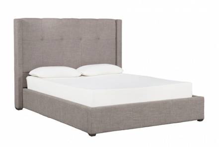 Кровать lemann icon designe серый 185x150x215 см. фото