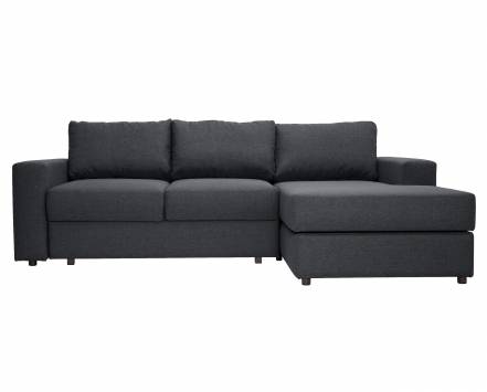 Угловой раскладной диван luma dark myfurnish серый 250x79x158 см. фото
