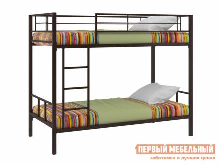 Двухъярусная кровать севилья-2 коричневый, без полки и ящика