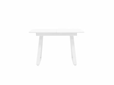 Стол обеденный детройт раскладной 120-160 80 stoolgroup белый 160x76x80 см. фото