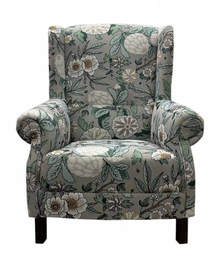 Кресло цветущий шиповник benin серый 84.0x102.0x82.0 см.
