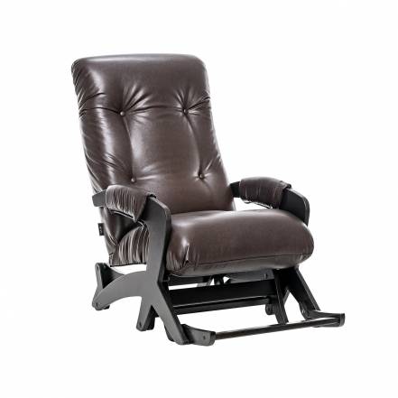 Кресло-глайдер твист комфорт коричневый 60x93x107 см. фото