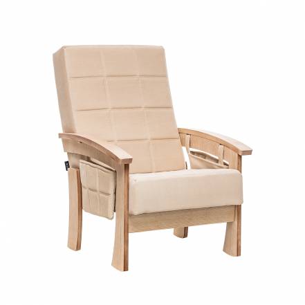 Кресло для отдыха нордик комфорт бежевый 71x100x90 см. фото