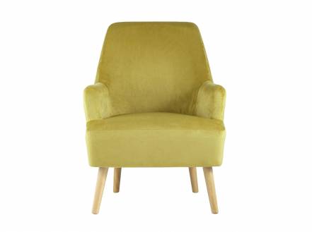Кресло хантер stoolgroup желтый 68x89x74 см. фото