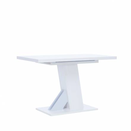 Стол раздвижной луссо leset белый 120x75x68 см. фото