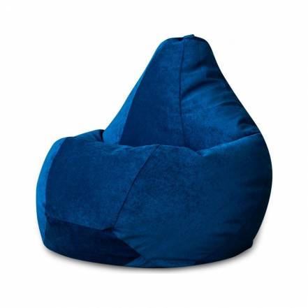 Кресло мешок dreambag тиффани xl синий 85х85х125см