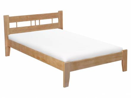 Двуспальная кровать массив стандарт бук, лак, 160х200 см