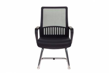Кресло посетителя бюрократ mc-209 ткань сетка пластик металл, черный tw-11 ткань черный tw-01 сетка серебристый металл , есть фото