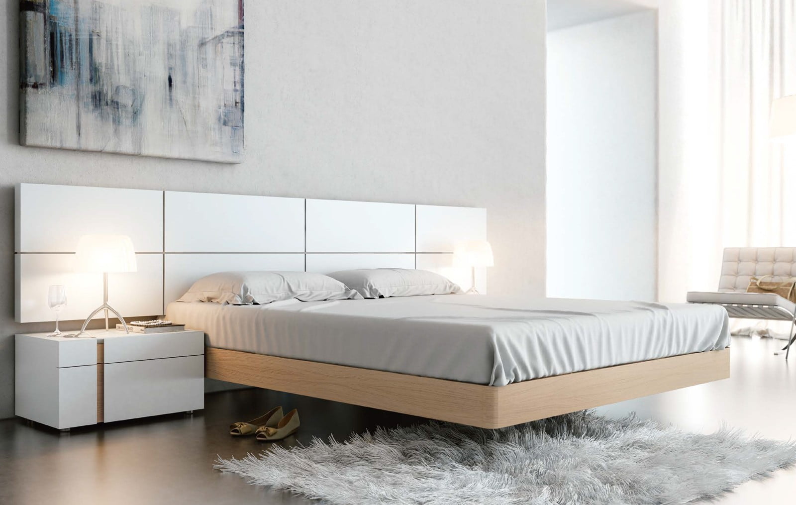 кровать парящая