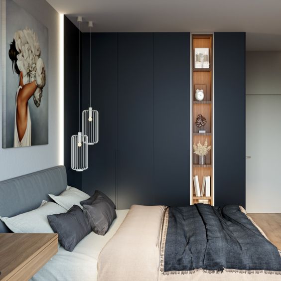 Современная спальня в стиле модерн