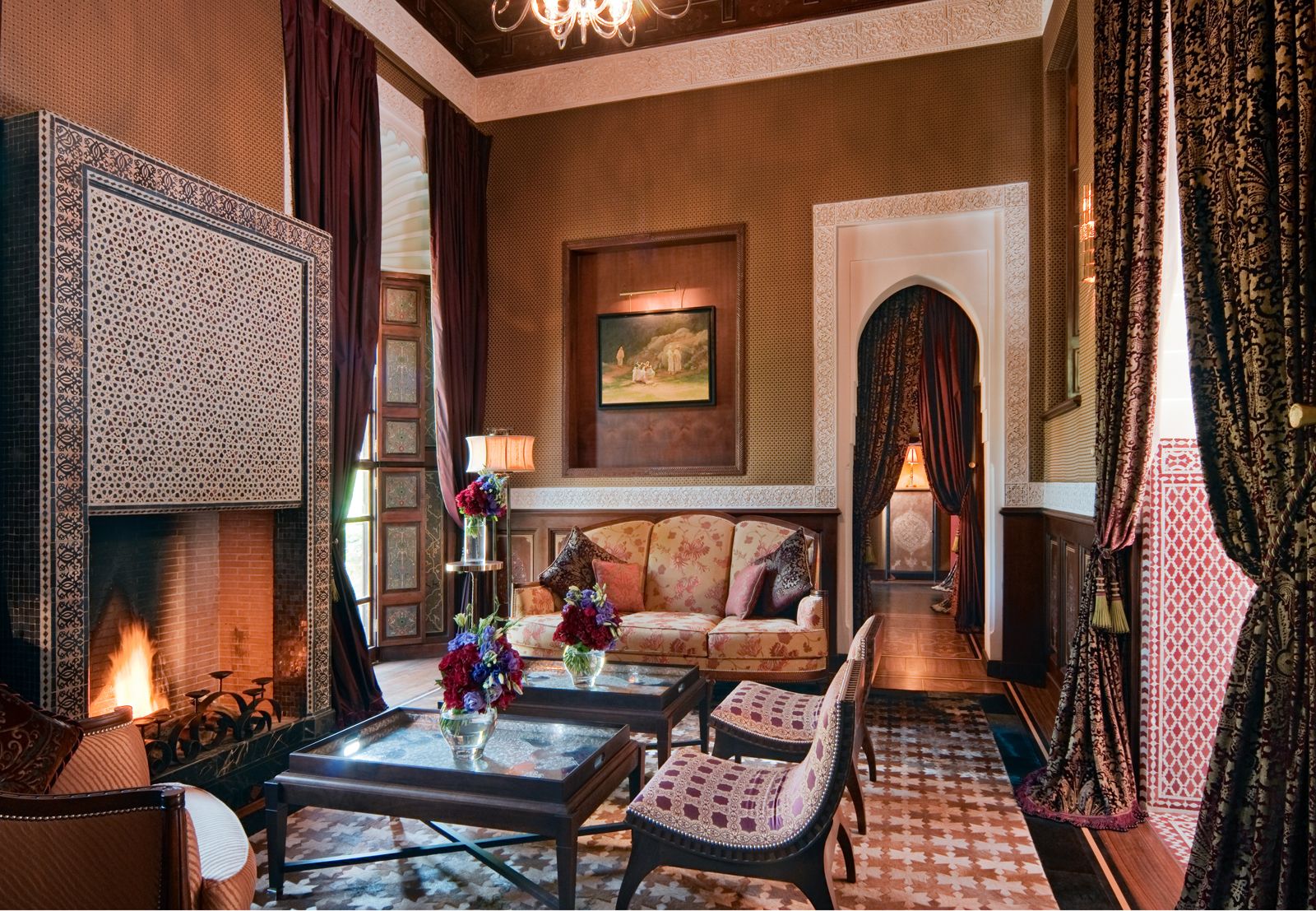 восточный декор зала декор зала