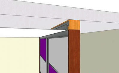 Встроенный шкаф и натяжной потолок – как совместить 7