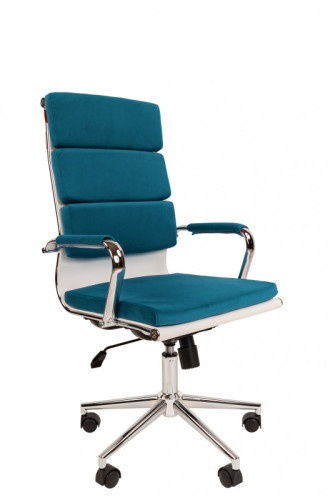Синее офисное кресло