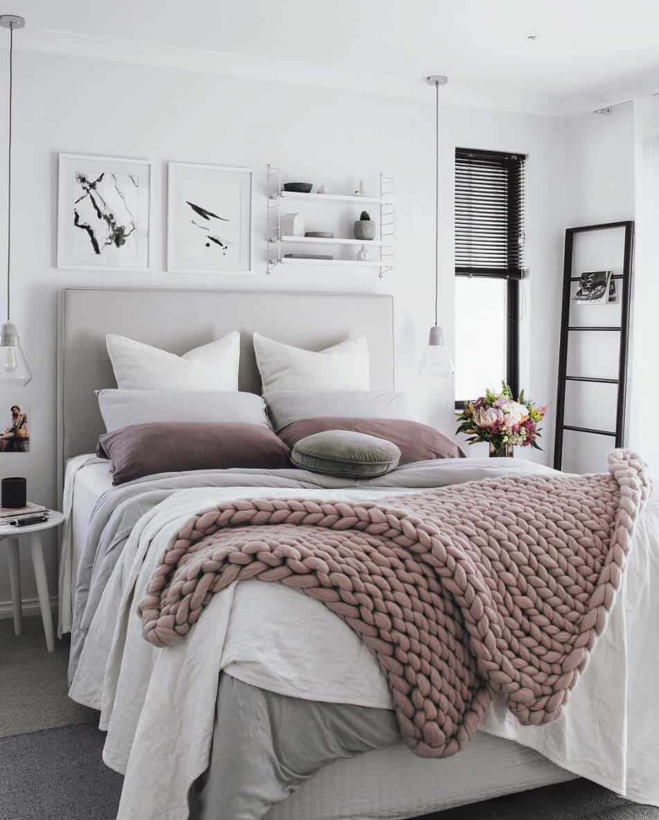 Дизайн спальни с двуспальной кроватью 29