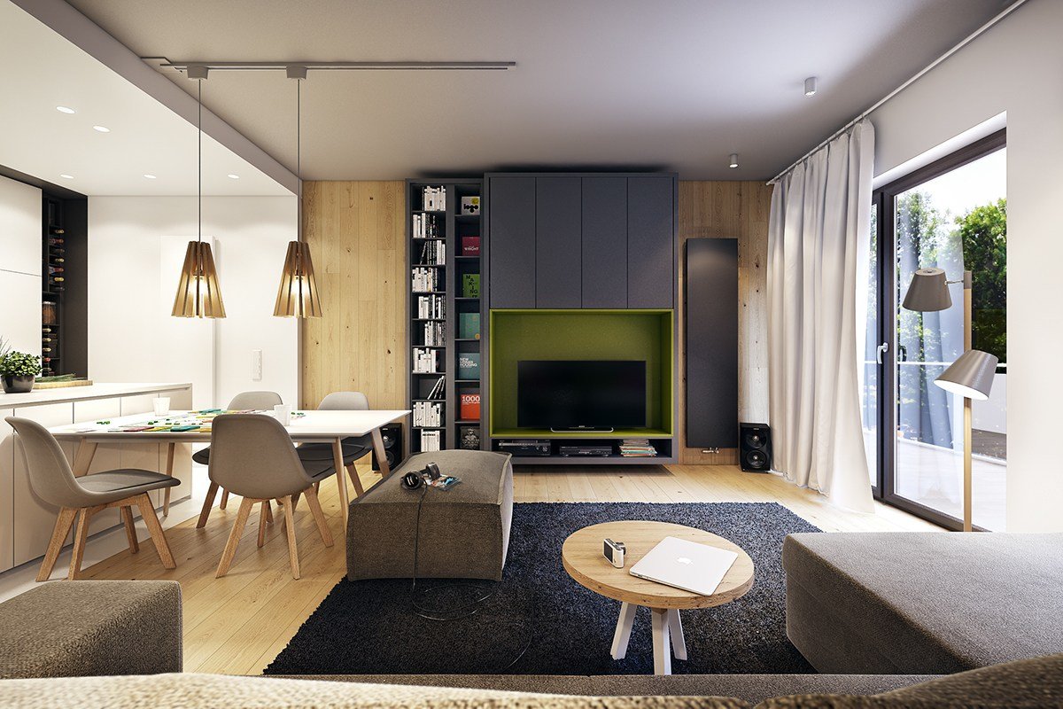Дизайн комнат современной квартиры 23