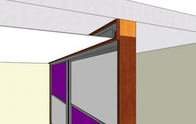 Встроенный шкаф и натяжной потолок – как совместить 5